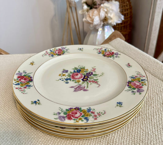 Dogwood Floral Dinner Plate Set