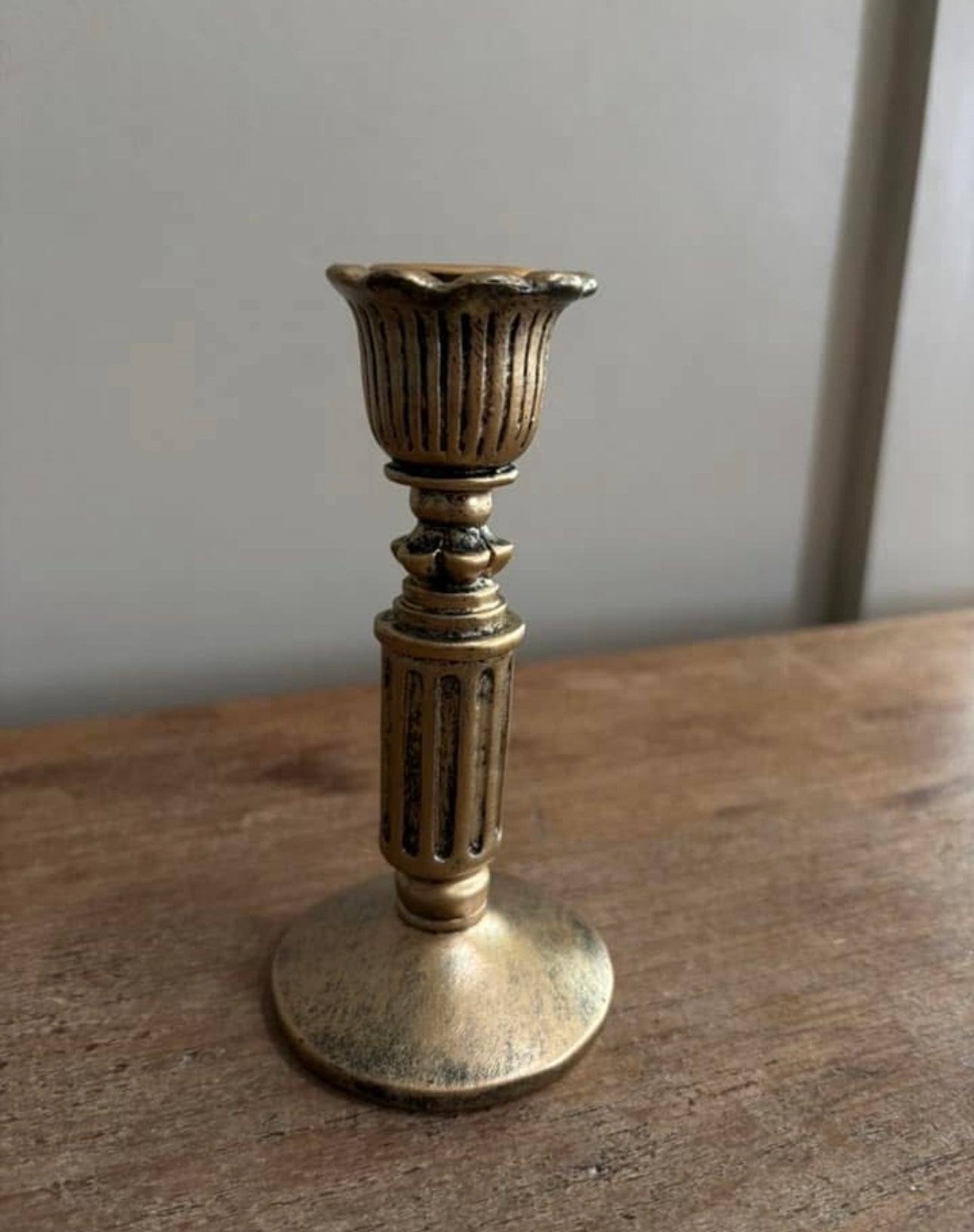 Vintage Golden Candle Stick Holder